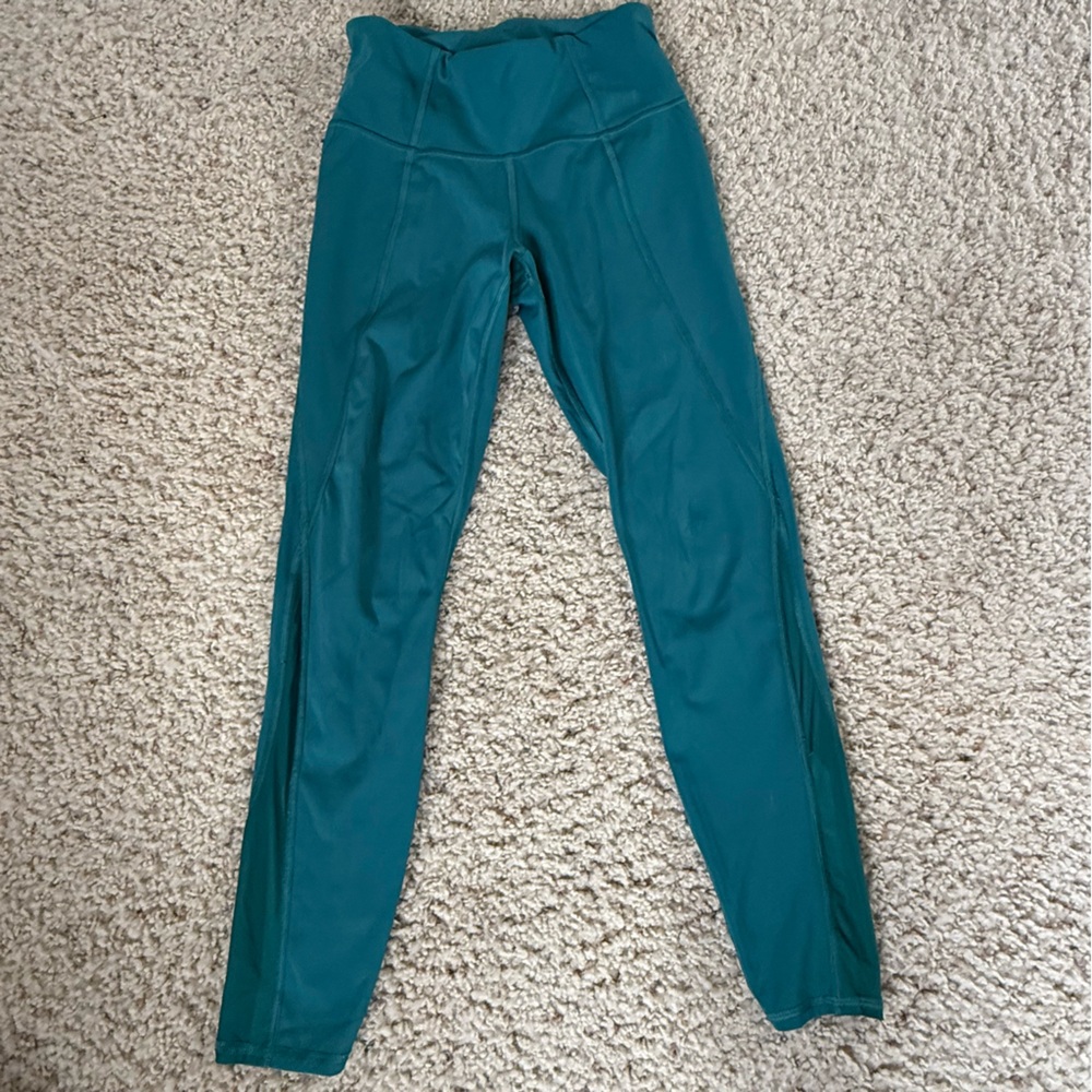 Athleta Lightning 7/8 Tight in Borealis Green Size‎ XS